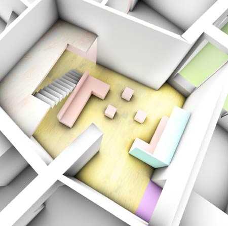 AHA Gemeinschaftswohnhaus Friedrichstadt 3D Skizze