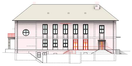 AHA Gemeinschaftswohnhaus Friedrichstadt Ostseite